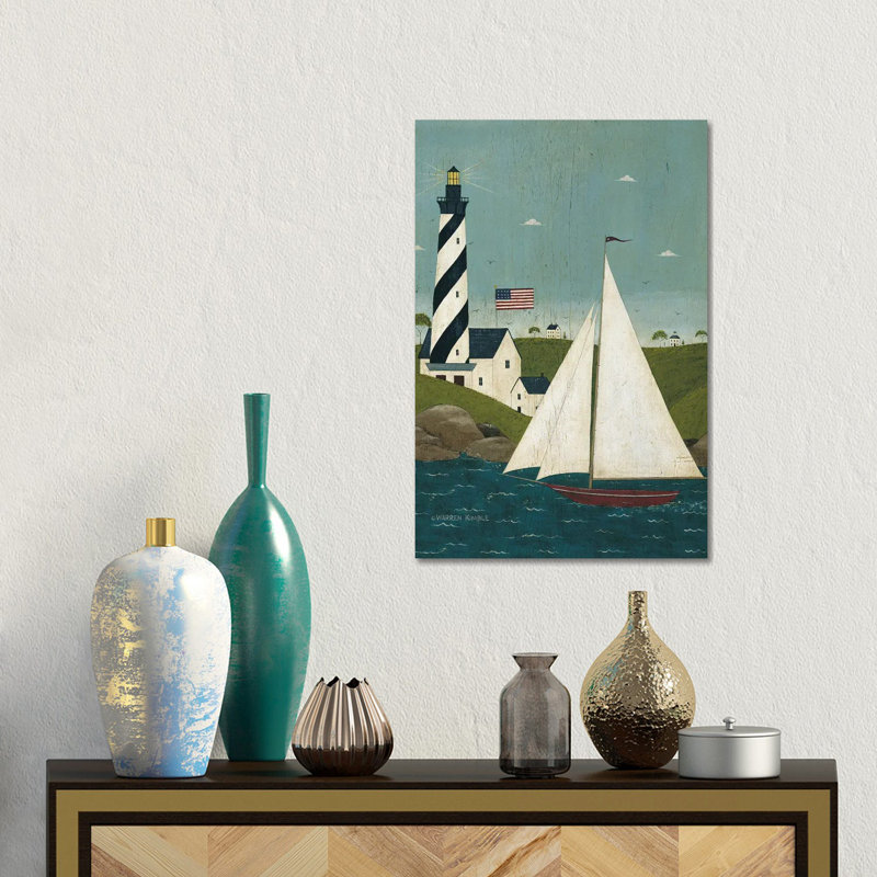 «Coastal Breeze», reproduction d'art murale encadrée, Toile tendue, Ne s’applique pas, H 18 po x l 12 po