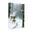 Animaux, hiver, cerf et cardinal, scène-467806592
