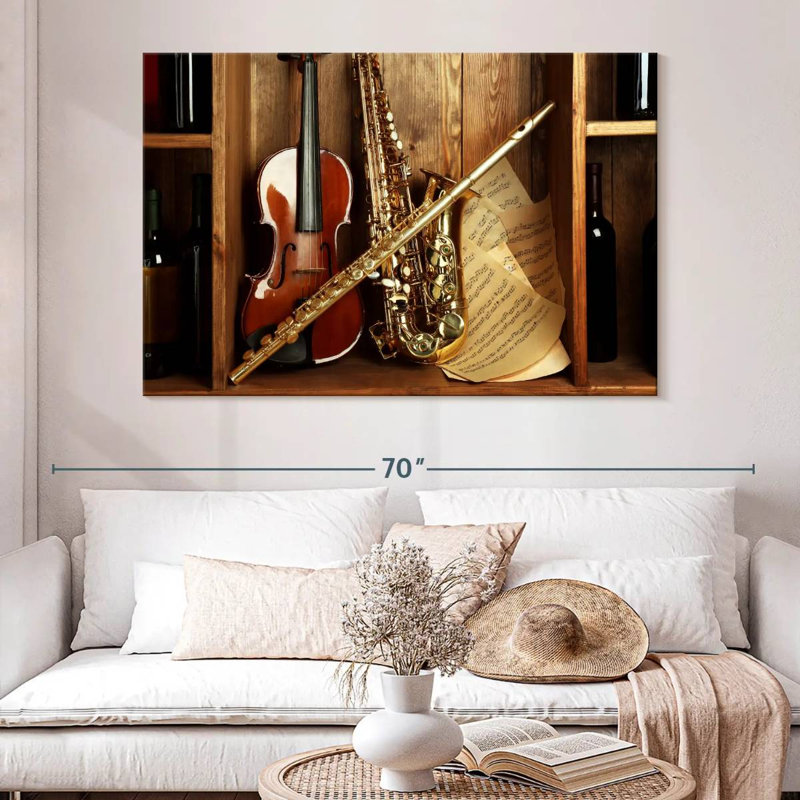 Abarca Classical Musical Instruments, 34" H x 51" W