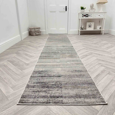 Runner cm Abstract Area Rug