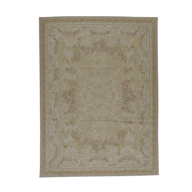 Wool Area Rug, Rectangle 9' x 12'2"