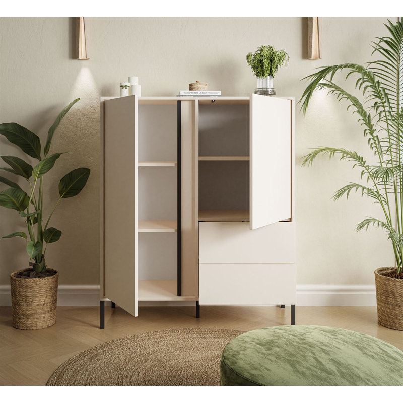 Baumeister 103.3cm W 2 - Drawer Chest of Drawers