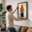 Warm Floral Vase Botanical 1 Piece Single Picture Frame Wall Art-263712869-263712871