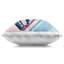 Coussin décoratif à motif de sushi avec plateau alimentaire, par Walker Noble
