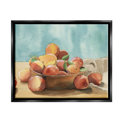Ba-993-Floater " Kitchen Peaches Still Life "