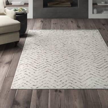 Greyleigh Connie Gray Area Rug, Size: Rectangle 11' x 15