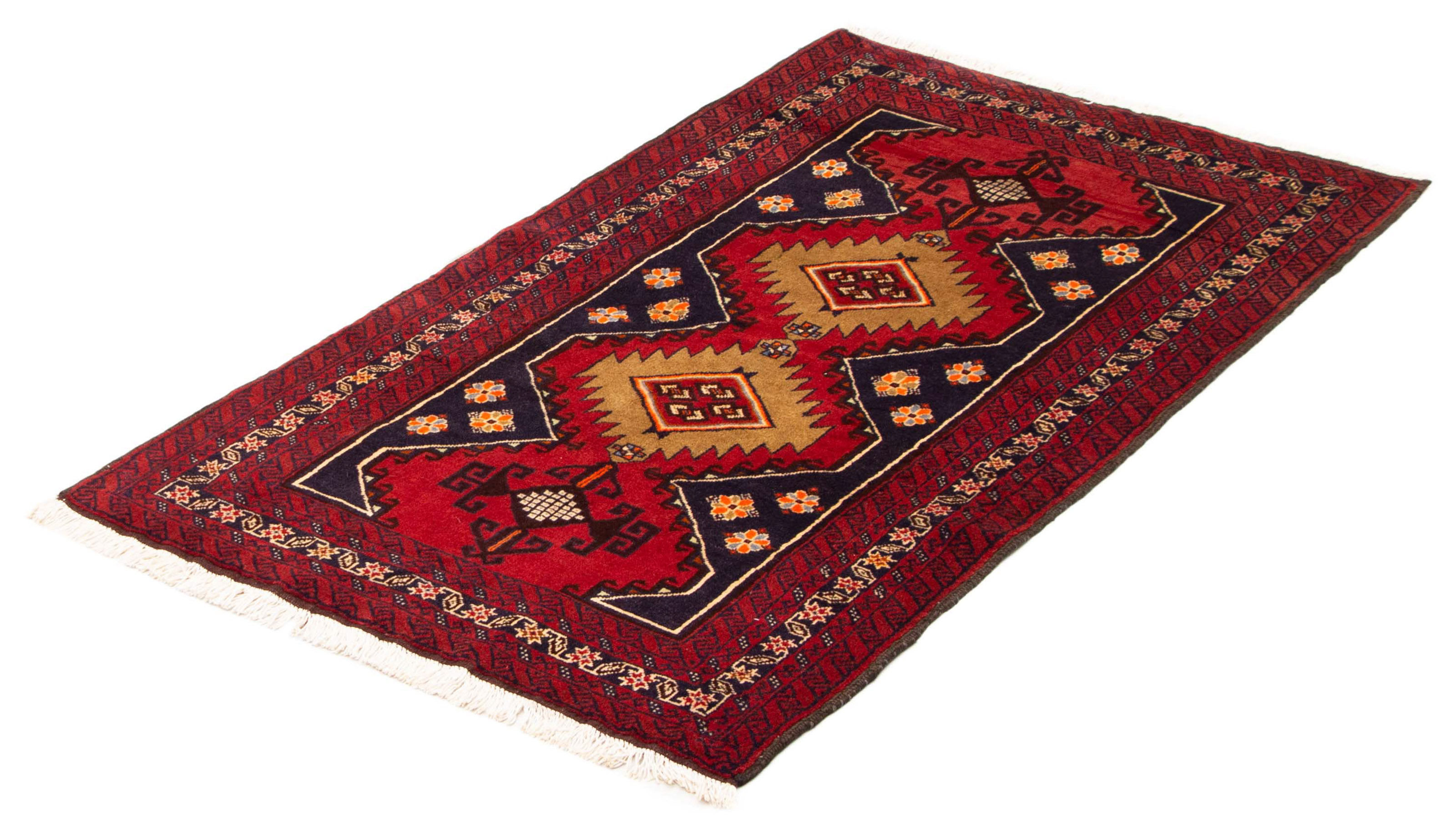 Isabelline One of a Kind Rectangle 3 4 X 5 8 New Age Wool Area Rug In 
