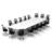 Rectangle 16 Person Flip Top 72'' L Modular Training Table and Chair Set with Casters and Modesty Panel and Cable Management