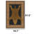 Traditional Framed Leopard Pelt Area Rug