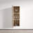 Balroop 15.75" Floating Bookcase with 16-Color LED Lighting, High Gloss Finish-1362777910-1443910639