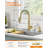 WOWOW Pull Out Kitchen Faucet with Soap Dispenser-86135130