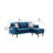 Gouvernour L Shaped Sectional Sofa Chaise with USB Charger & Pillows-113065662-113065652-113065654