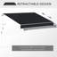 Auvent rétractable pour terrasse 8 pi x 7 pi Outsunny-1692203907