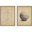 "Antique Basketball", ensemble de 2 toiles encadrées par The Creative Bunch Studio-384748755