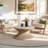 Curtice Frame Round Rattan Coffee Table