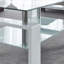 Table basse Artisan, plateau en verre trempé, pieds en acier inoxydable pour le salon-576583146