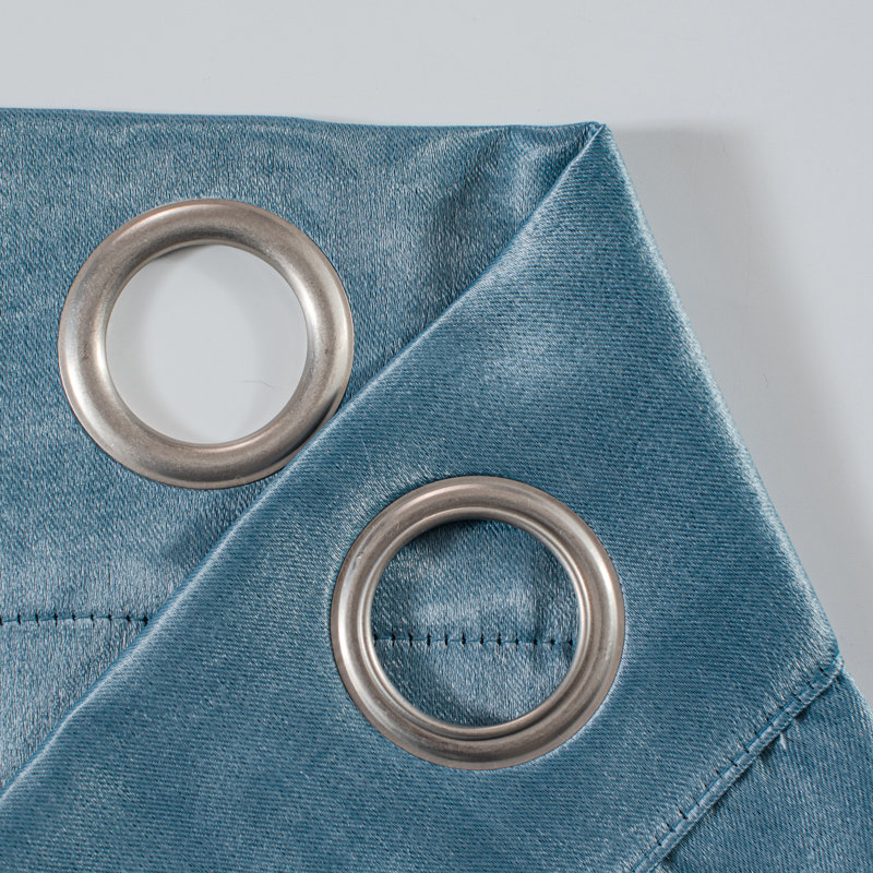 Rosetter Blackout Curtain Pair, Teal