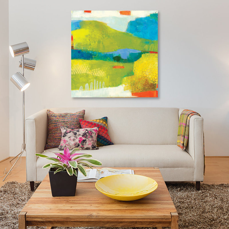 « keswick i », reproduction sur toile, H 26 po x l 26 po x P 1,5 po, Pas de tapis, Toile tendue