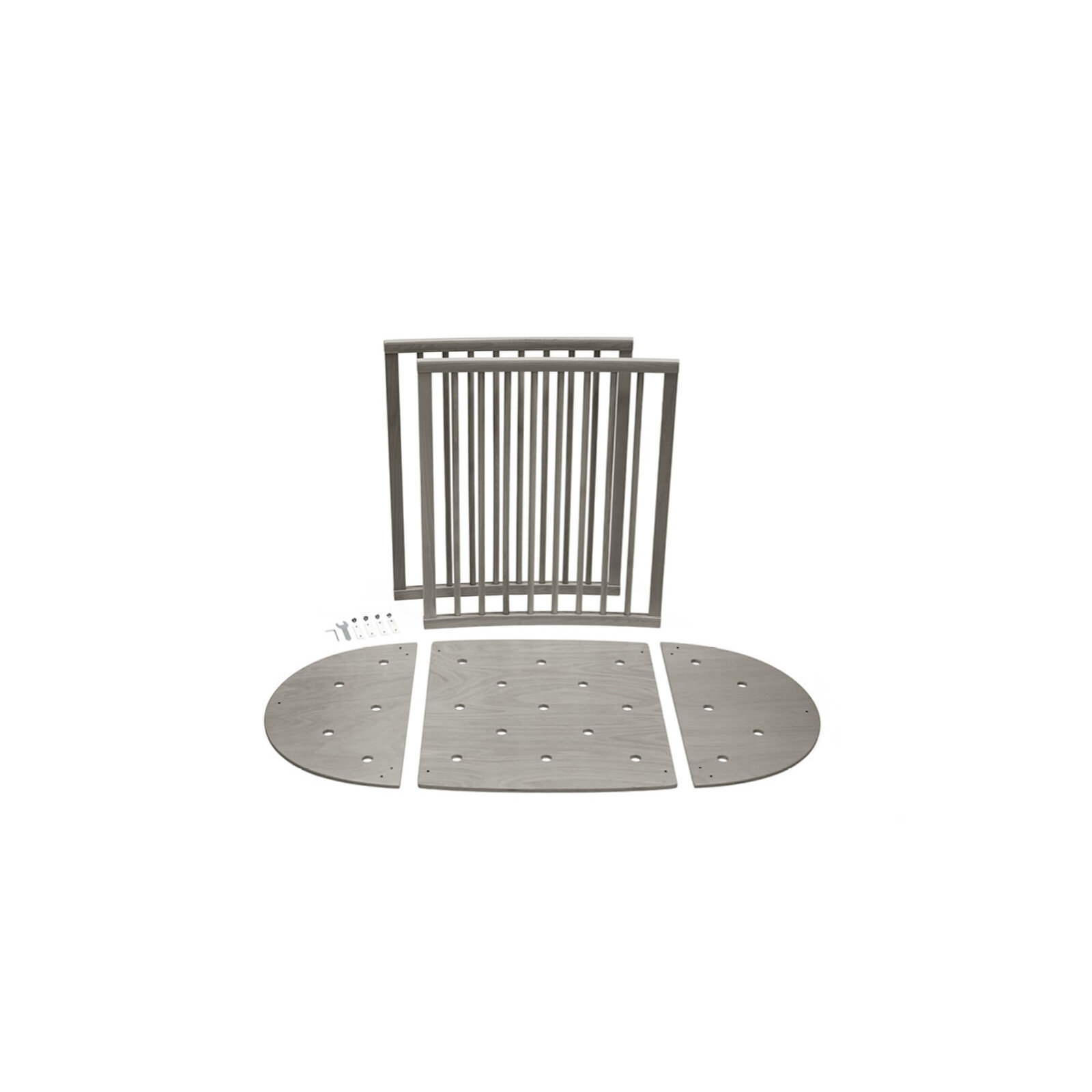 Crib Side Rails, Hazy Gray