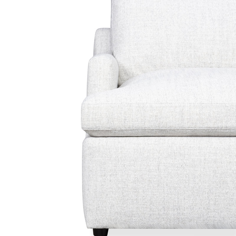 Chaise et demi Essex, Chenille texturée Monique Oyster