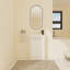 Meuble-lavabo sur pied simple 23 po avec comptoir en céramique-241603016