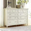 Commode 10 tiroirs avec miroir Hartman