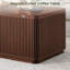 Table basse à plateau relevable avec 2 tiroirs et rangement caché, noyer 4 en 1 de style Mid-Century moderne, noyer-1504425874
