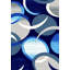 Tapis bleu à motif abstrait Mccampbell-28997878