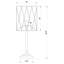 Lampe de table noire 25,5 "-2128772608