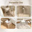 Banc de douche en acrylique transparent, tabouret de salle de bain antidérapant, siège à côté de la baignoire, peut supporter jusqu'à 176 lb