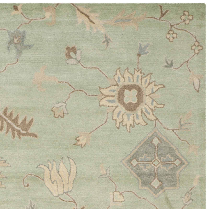 Tapis en laine Amory Wyndham, Carré 7 pi