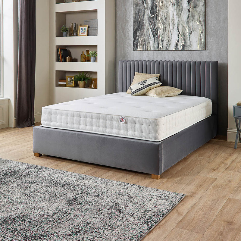 True Hybrid Natural & Memory Pocket+ Aspire Pocket Sprung Mattress, Double (4'6)