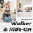 Scoot & Ride My First 3 in 1 Baby Walker, Ride On, & Scoot Board w/Storage-114407658-114407657