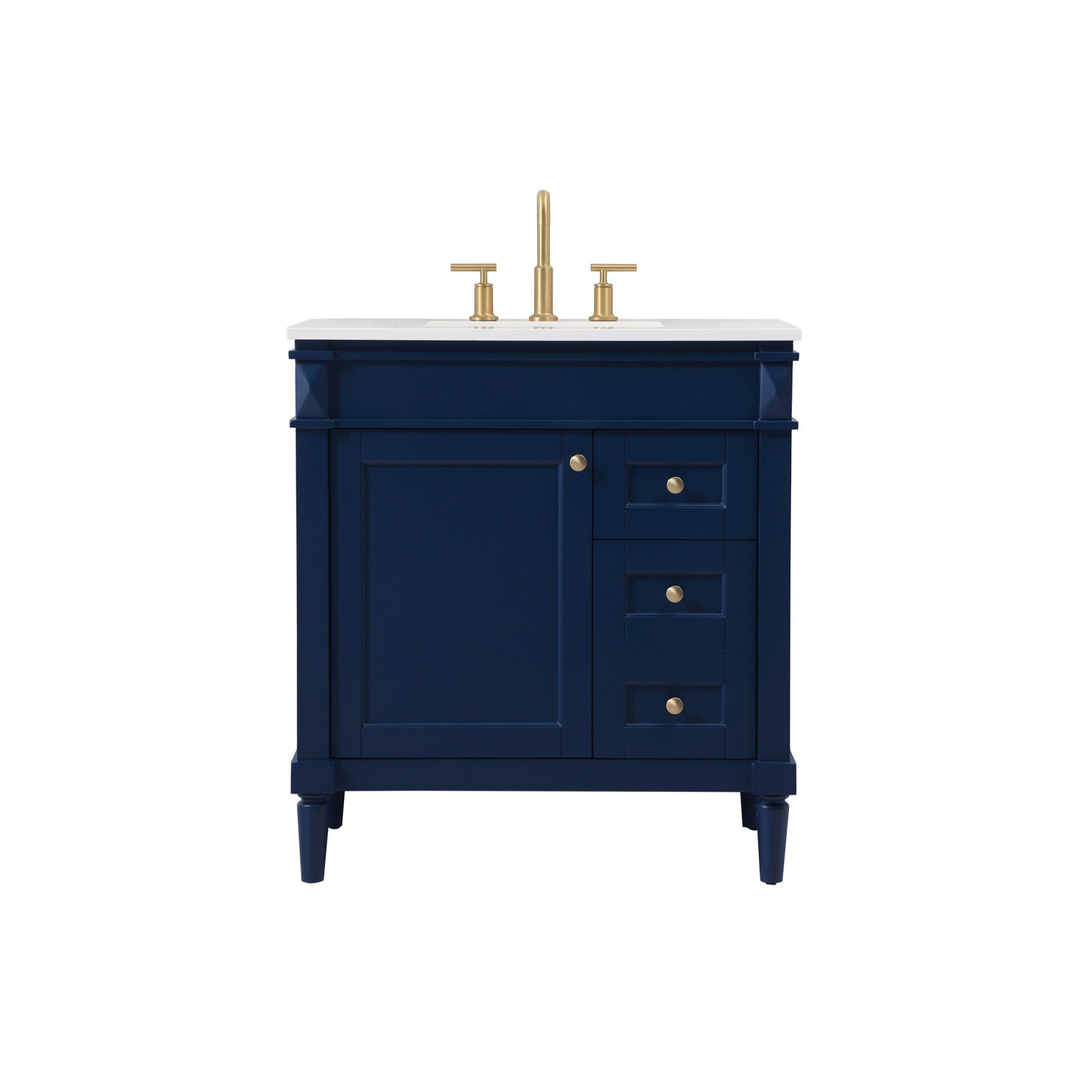 Readington 32'' Single Bathroom Vanity, Blue