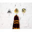 Portemanteaux mural en plastique 3 crochets