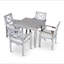 Ensemble repas carré 5 pièces