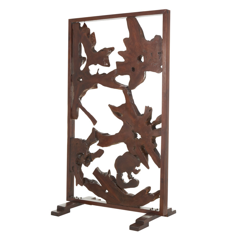 Jahana Solid Wood Single Panel Room Divider, 81.63" H x 47.25" W x 31.25" D