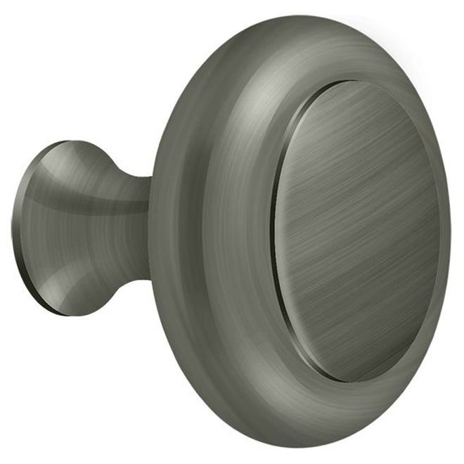 Mushroom Knob, Antique Nickel