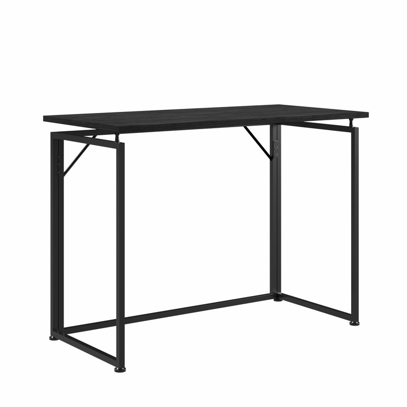 Bureau pliant peu encombrant pour la chambre à coucher du salon, Noir