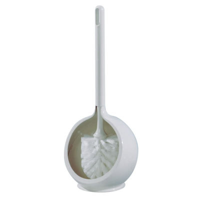 Tiger Toilet Brush and Holder Palma White