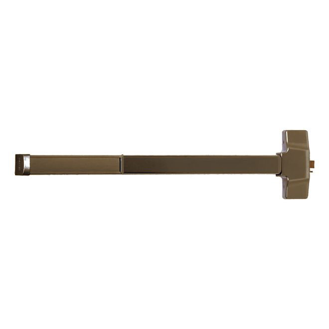 Dispositif de sortie de jante de qualité 1, Bronze huilé, H 4,5 po x l 9,9 po x P 46 po
