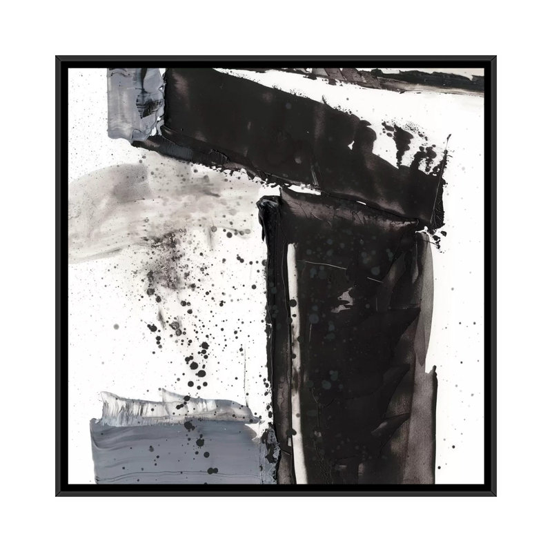 Reproduction d’art, "démolition I" par Ethan Harper, Aucun mat, H 26 po x l 26 po x P 1,5 po, Toile avec cadre noir