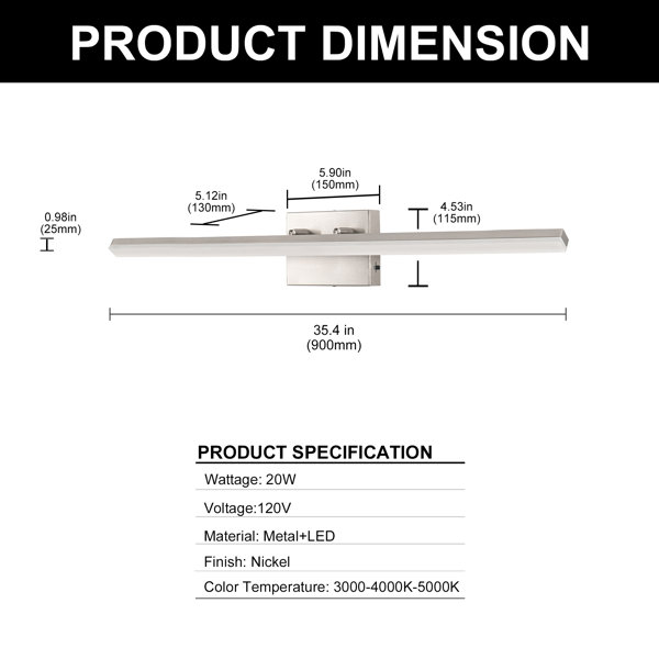 Dimensions du produit