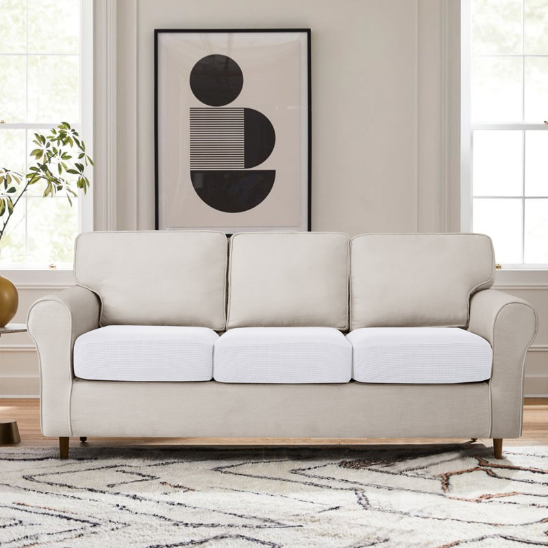 Housse de coussin texturée, Blanc
