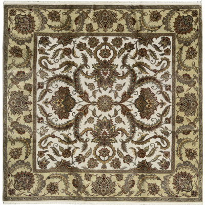 One-of-a-Kind 9'2" Square Wool Area Rug in