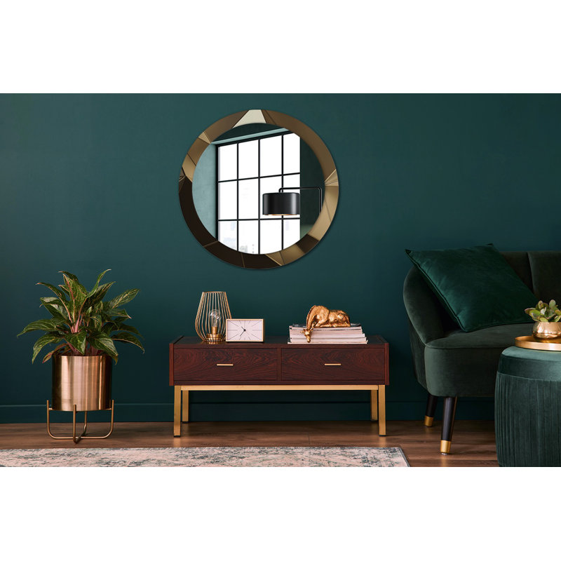 Huldar Glass Flat Wall Mirror
