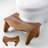 Foldable Toilet Stool, Acacia Wood Poop Stool for Adults, 7.2" H.Acacia Wood, Foldable, 200 lb Capacity, Space-Saving Foldable, No Assembly, Non-slip, Fit Small Bathrooms, Spa-Inspired Style