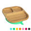 Tiny Dining - Divided Bamboo Suction Plate-121835441