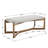 45 Inch Modern Entryway Bench Upholstered Bedroom Bench With Solid Wood Frame With Y-Shaped Foot-2074737941