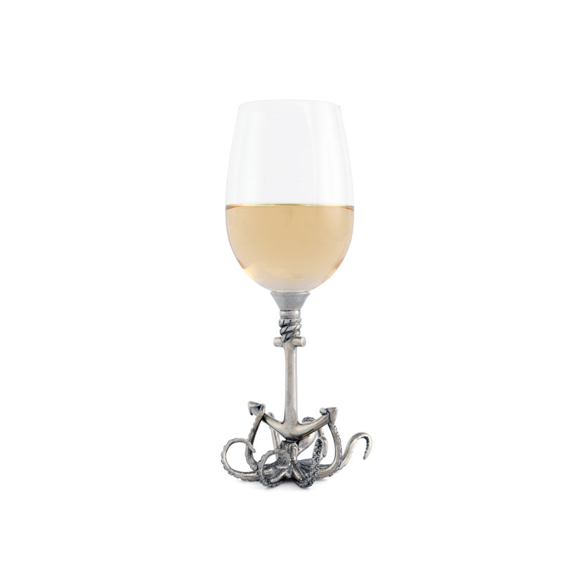 Sea And Shore Handmade Wine Glass